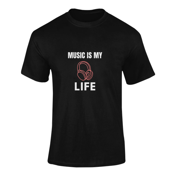 Women Oversized - Music Is My Life Women Oversized 240 Black | Fullmoon Styles