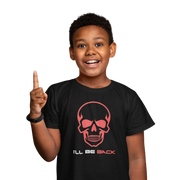 Black Regular Fit Tshirt - The Terminator I Will Be Back Kids Regular Fit Tshirt 180 Design | Kids Fashion
