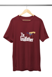 Premium Maroon Regular Fit Tshirt for Men - 180 GSM Cotton | Fullmoon Styles