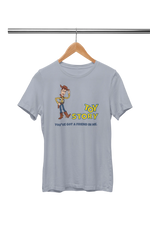 Premium Gray Regular Fit Tshirt for Women - 180 GSM Cotton | Fullmoon Styles