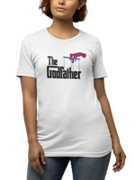 The Godfather Women Regular Fit Tshirt 180 White Regular Fit Tshirt - Premium Cotton Women Wear