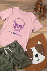 Comfortable Kids Regular Fit Tshirt in Baby Pink - 180 GSM | Fullmoon Styles