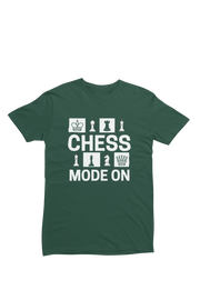Chess Mode On Women Regular Fit Tshirt 180 Bottle Green Regular Fit Tshirt - Premium Cotton Women Wear