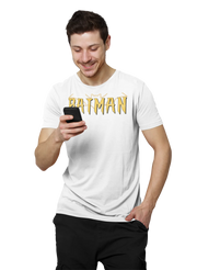 White Regular Fit Tshirt - Batman Men Regular Fit Tshirt 180 Design | Men Fashion