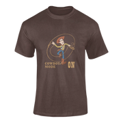 Women Oversized - Woody Cowboy Mode On Women Oversized 210 Brown | Fullmoon Styles