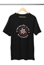 Premium Black Regular Fit Tshirt for Men - 180 GSM Cotton | Fullmoon Styles