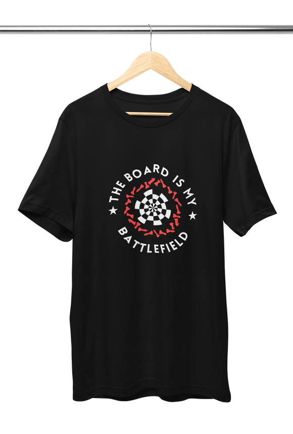 Women Regular Fit Tshirt - Battlefield Women Regular Fit Tshirt 180 Black | Fullmoon Styles