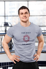 Comfortable Men Regular Fit Tshirt in Gray - 180 GSM | Fullmoon Styles