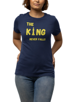 Navy Blue Regular Fit Tshirt - King Never Falls Women Regular Fit Tshirt 180 Design | Women Fashion