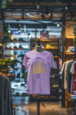 Premium Lavender Regular Fit Tshirt for Women - 180 GSM Cotton | Fullmoon Styles