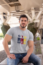 Comfortable Men Regular Fit Tshirt in Gray - 180 GSM | Fullmoon Styles