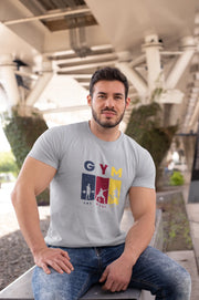 Comfortable Men Regular Fit Tshirt in Gray - 180 GSM | Fullmoon Styles