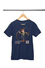 Premium Navy Blue Regular Fit Tshirt for Women - 180 GSM Cotton | Fullmoon Styles