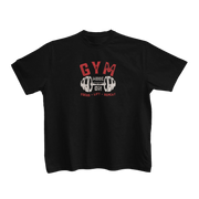 Black Regular Fit Tshirt - Gym Mode On Kids Regular Fit Tshirt 180 Design | Kids Fashion