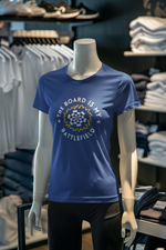 Premium Royal Blue Regular Fit Tshirt for Women - 180 GSM Cotton | Fullmoon Styles