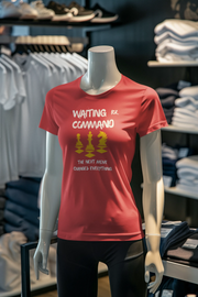 Premium Red Regular Fit Tshirt for Women - 180 GSM Cotton | Fullmoon Styles