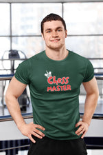 Comfortable Men Regular Fit Tshirt in Bottle Green - 180 GSM | Fullmoon Styles