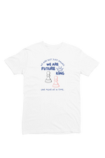 Men Regular Fit Tshirt - We Are Future Kings Men Regular Fit Tshirt 180 White | Fullmoon Styles
