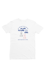 Men Regular Fit Tshirt - We Are Future Kings Men Regular Fit Tshirt 180 White | Fullmoon Styles