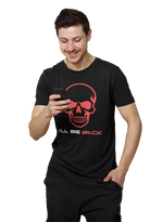 Comfortable Men Regular Fit Tshirt in Black - 180 GSM | Fullmoon Styles