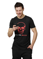 Comfortable Men Regular Fit Tshirt in Black - 180 GSM | Fullmoon Styles