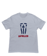 Men Regular Fit Tshirt - Bowled Men Regular Fit Tshirt 180 Gray | Fullmoon Styles