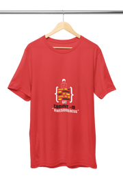 Comfortable Men Regular Fit Tshirt in Red - 180 GSM | Fullmoon Styles