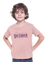 Batman Kids Regular Fit Tshirt 180 Baby Pink Regular Fit Tshirt - Premium Cotton Kids Wear