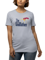 The Godfather Women Regular Fit Tshirt 180 Gray Regular Fit Tshirt - Premium Cotton Women Wear