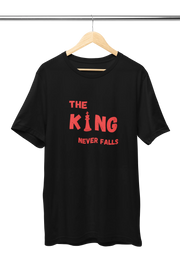 Premium Black Regular Fit Tshirt for Men - 180 GSM Cotton | Fullmoon Styles