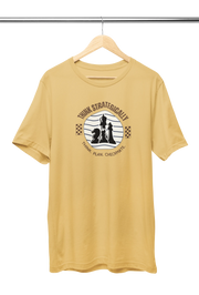Comfortable Women Regular Fit Tshirt in Beige - 180 GSM | Fullmoon Styles
