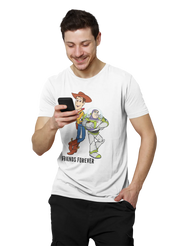 Comfortable Men Regular Fit Tshirt in White - 180 GSM | Fullmoon Styles