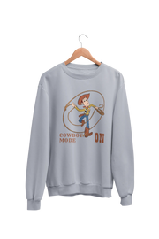 Premium Gray Regular Fit Sweatshirt for Men - 320 GSM Cotton | Fullmoon Styles