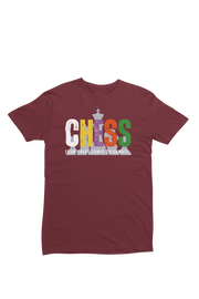 Chaos Checkmate Women Regular Fit Tshirt 180 Maroon Regular Fit Tshirt - Premium Cotton Women Wear