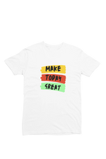 Comfortable Men Regular Fit Tshirt in White - 180 GSM | Fullmoon Styles