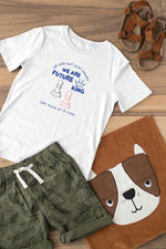We Are Future Kings Kids Regular Fit Tshirt 180 White Regular Fit Tshirt - Premium Cotton Kids Wear