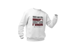 Men Regular Fit Sweatshirt - Rock N Roll With Music Men Regular Fit Sweatshirt 320 White | Fullmoon Styles