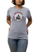 Premium Gray Regular Fit Tshirt for Women - 180 GSM Cotton | Fullmoon Styles