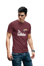 The Godfather Men Regular Fit Tshirt 180 Maroon Regular Fit Tshirt - Premium Cotton Men Wear