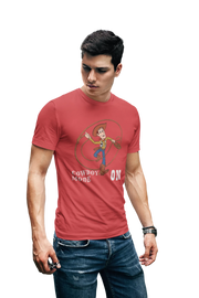 Woody Cowboy Mode On Men Oversized 240 Red Oversized - Premium Cotton Men Wear