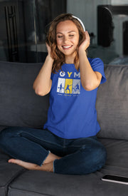 One More Rep Women Regular Fit Tshirt 180 Royal Blue Regular Fit Tshirt - Premium Cotton Women Wear