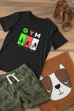 Premium Black Regular Fit Tshirt for Kids - 180 GSM Cotton | Fullmoon Styles