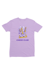 Men Regular Fit Tshirt - Chess Club Men Regular Fit Tshirt 180 Lavender | Fullmoon Styles