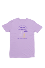 We Are Future Kings Men Regular Fit Tshirt 180 Lavender Regular Fit Tshirt - Premium Cotton Men Wear