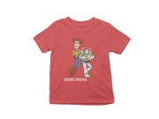 Comfortable Kids Regular Fit Tshirt in Red - 180 GSM | Fullmoon Styles