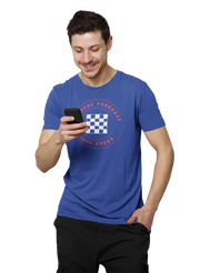 Premium Royal Blue Regular Fit Tshirt for Men - 180 GSM Cotton | Fullmoon Styles