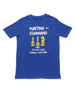 Waiting For Command Women Regular Fit Tshirt 180 Royal Blue Regular Fit Tshirt - Premium Cotton Women Wear
