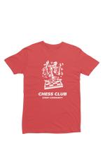 Women Regular Fit Tshirt - Chess Club Women Regular Fit Tshirt 180 Red | Fullmoon Styles