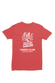 Women Regular Fit Tshirt - Chess Club Women Regular Fit Tshirt 180 Red | Fullmoon Styles
