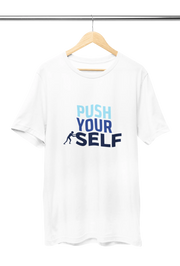 Premium White Regular Fit Tshirt for Men - 180 GSM Cotton | Fullmoon Styles